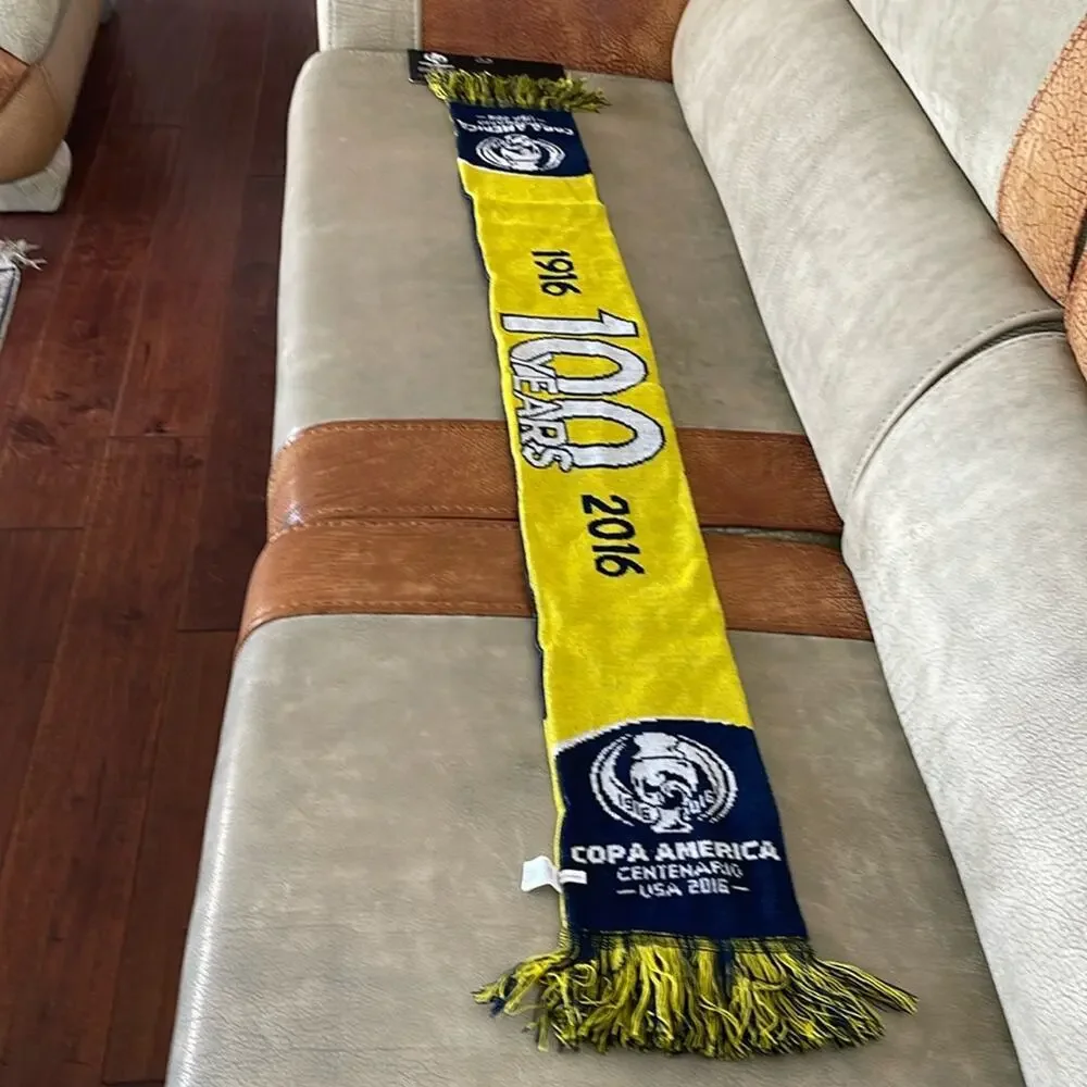 Los Angeles Copa America Centenario Scarf USA 2016  Soccer Collectibles Yellow - Picture 5 of 8